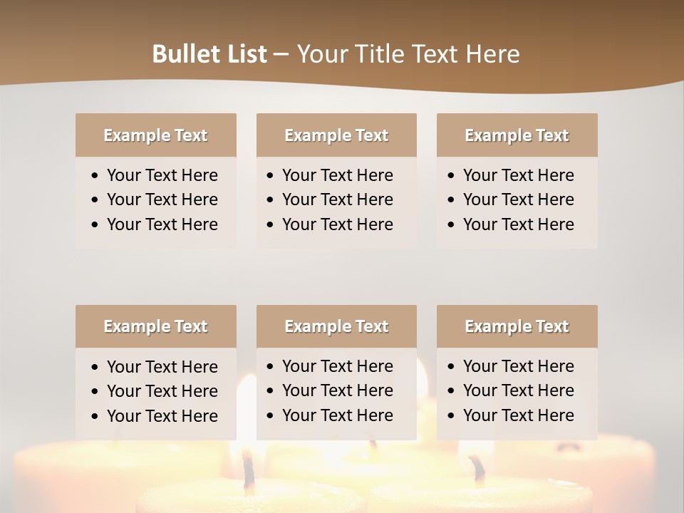 Burning Harmony Ambiance PowerPoint Template