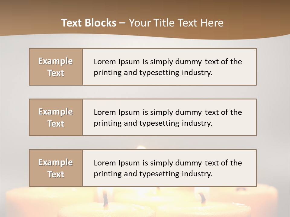 Burning Harmony Ambiance PowerPoint Template