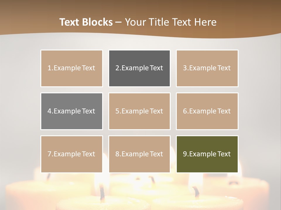 Burning Harmony Ambiance PowerPoint Template