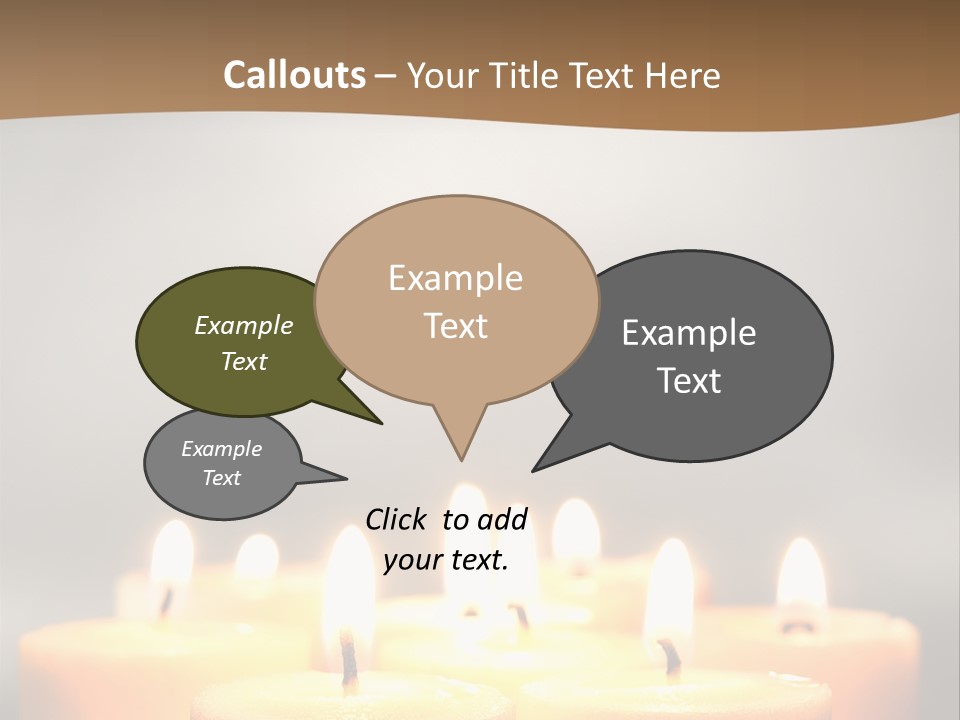 Burning Harmony Ambiance PowerPoint Template