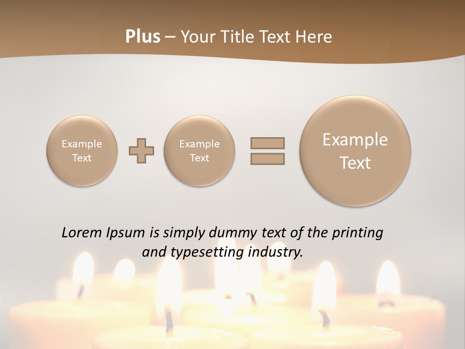 Burning Harmony Ambiance PowerPoint Template