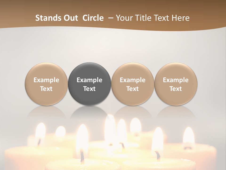 Burning Harmony Ambiance PowerPoint Template