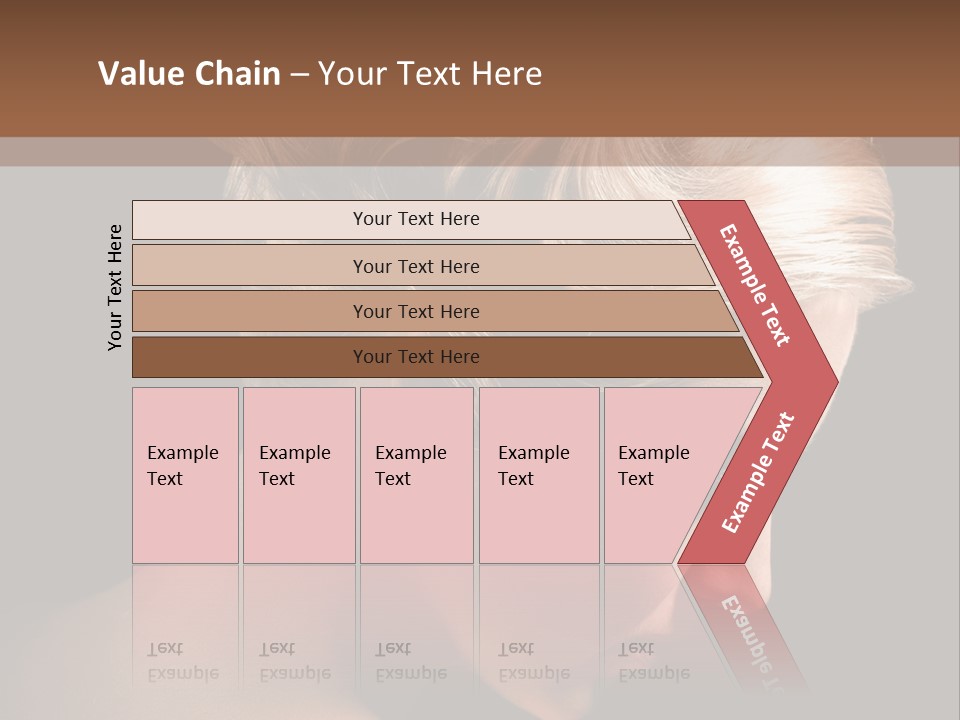 Blonde Hairstyle Beauty PowerPoint Template