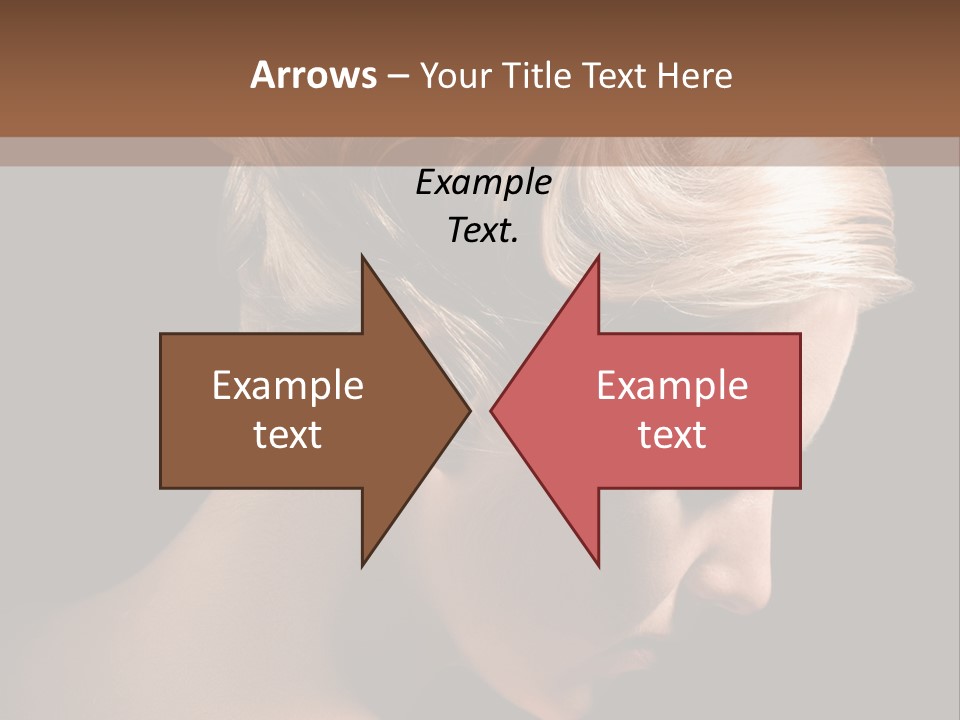 Blonde Hairstyle Beauty PowerPoint Template