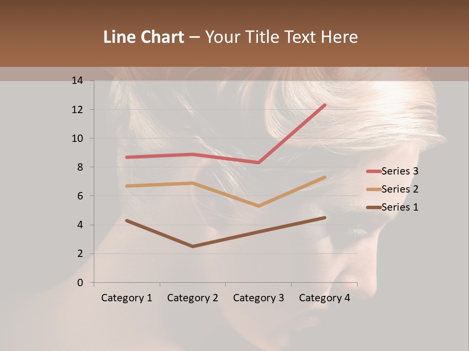 Blonde Hairstyle Beauty PowerPoint Template