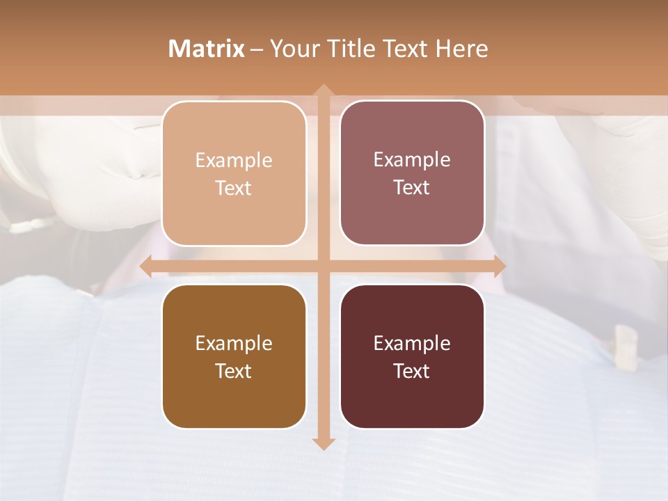 Adults Dentistry Mirror PowerPoint Template