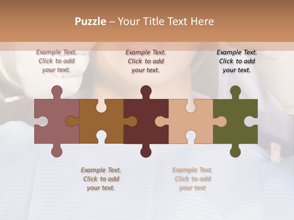 Adults Dentistry Mirror PowerPoint Template