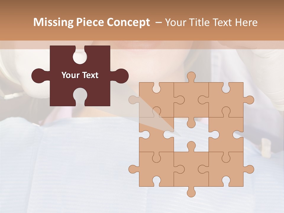 Adults Dentistry Mirror PowerPoint Template