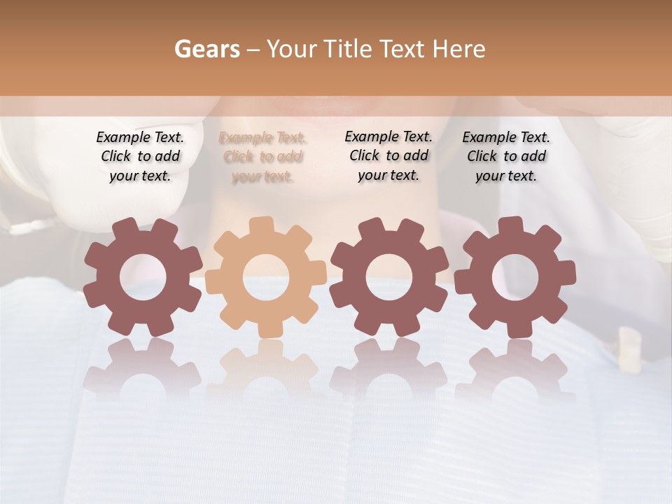 Adults Dentistry Mirror PowerPoint Template