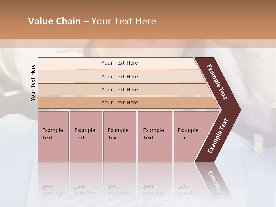 Adults Dentistry Mirror PowerPoint Template