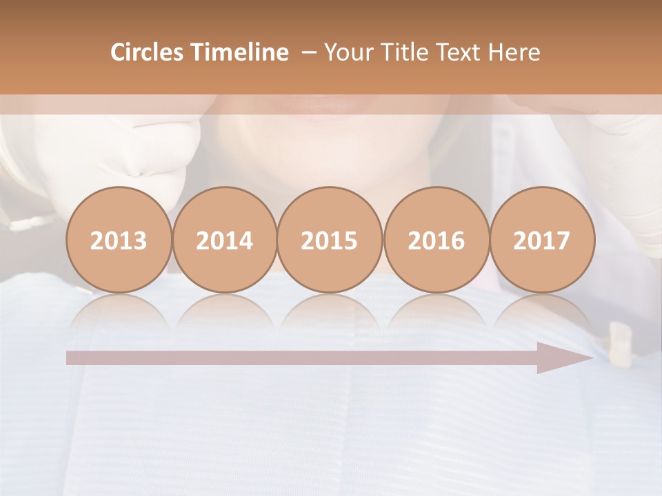 Adults Dentistry Mirror PowerPoint Template