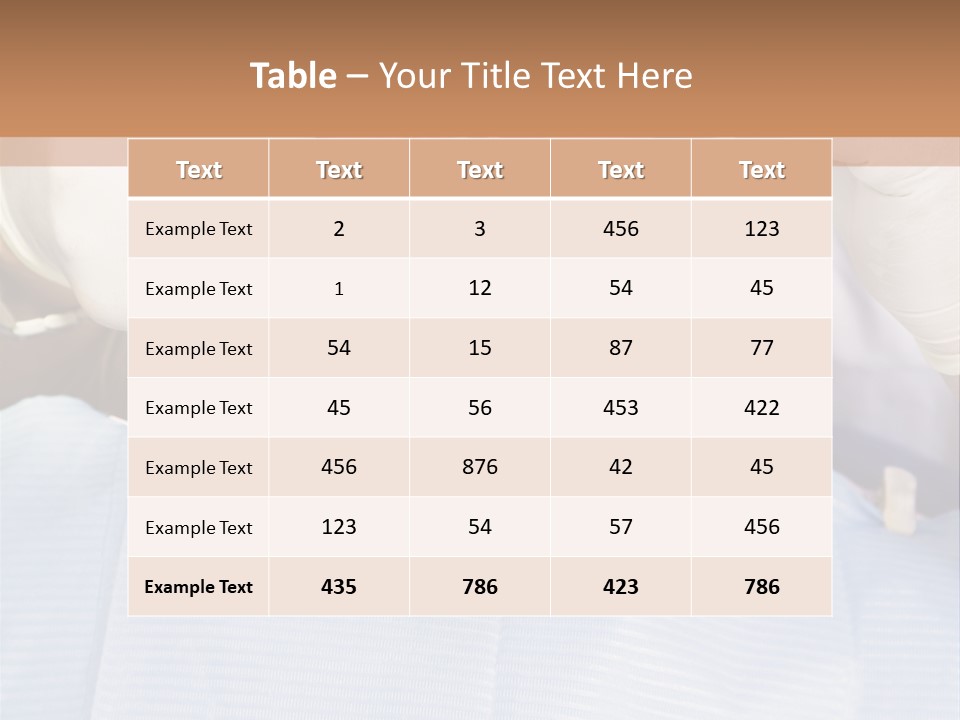 Adults Dentistry Mirror PowerPoint Template
