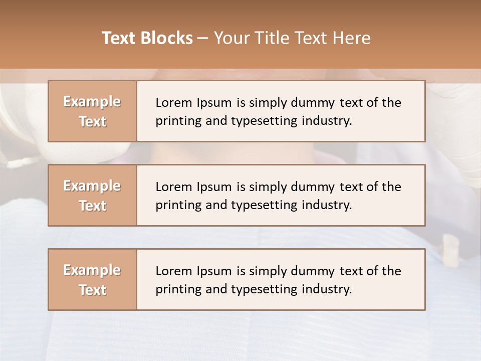 Adults Dentistry Mirror PowerPoint Template