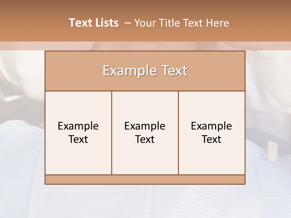 Adults Dentistry Mirror PowerPoint Template