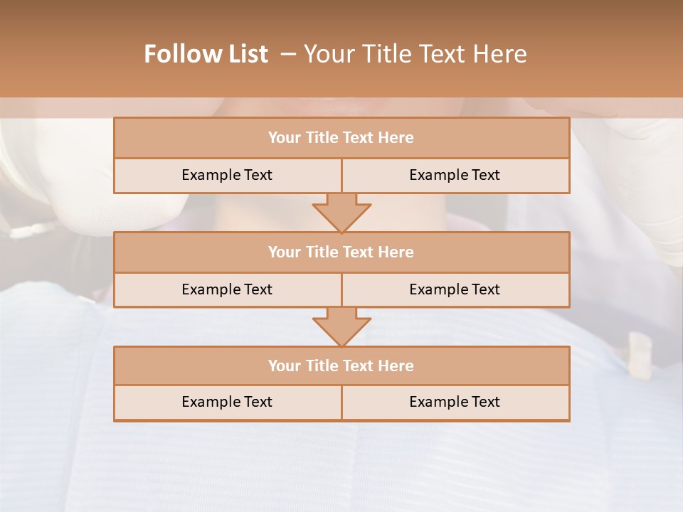 Adults Dentistry Mirror PowerPoint Template