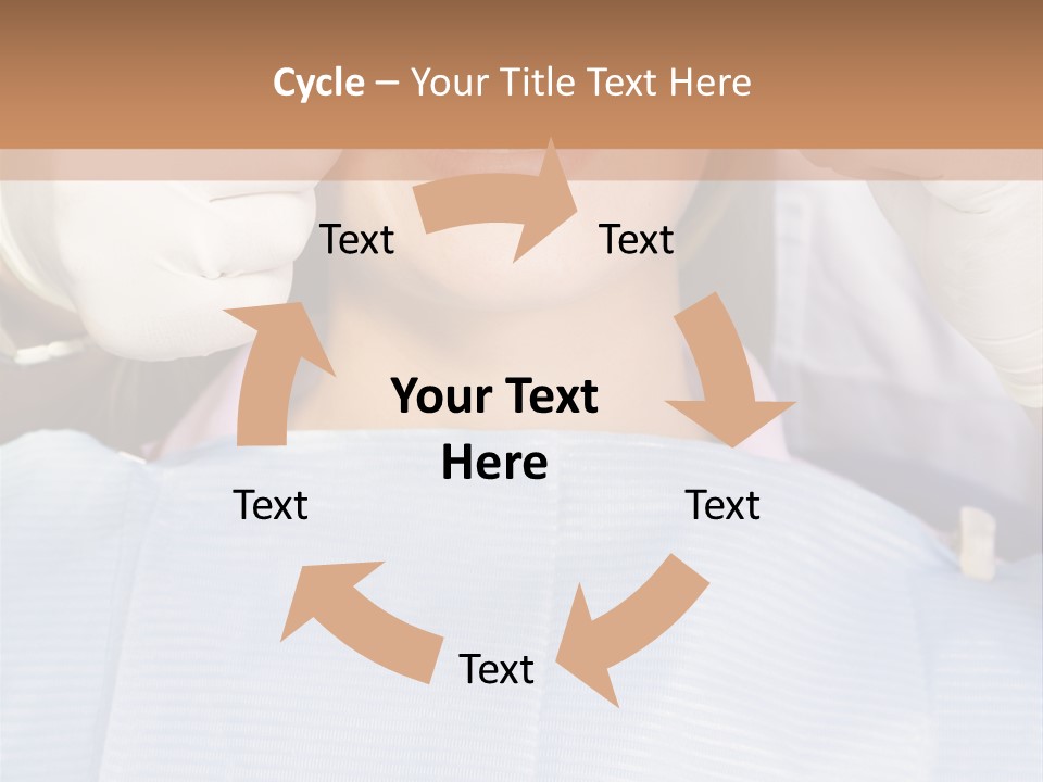 Adults Dentistry Mirror PowerPoint Template
