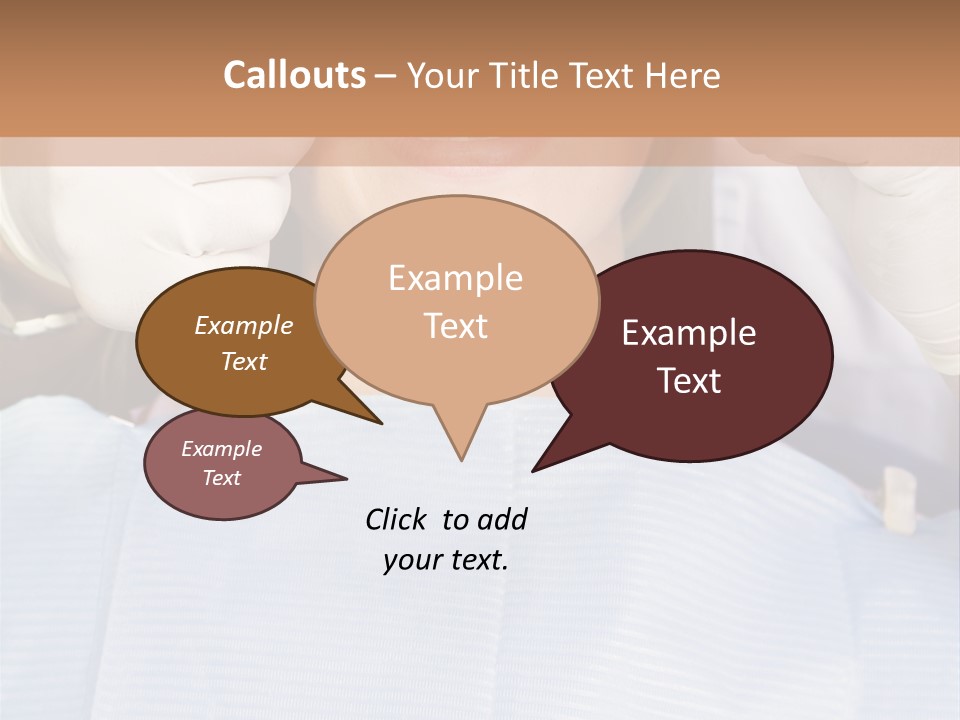 Adults Dentistry Mirror PowerPoint Template