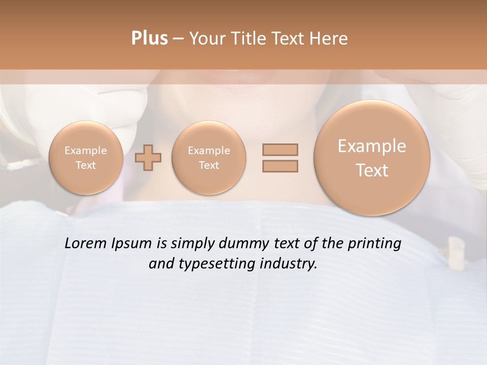 Adults Dentistry Mirror PowerPoint Template