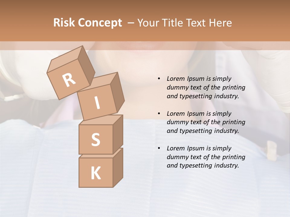 Adults Dentistry Mirror PowerPoint Template
