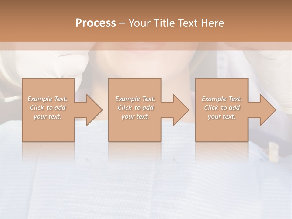 Adults Dentistry Mirror PowerPoint Template