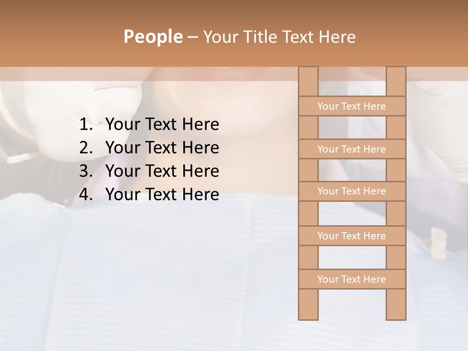 Adults Dentistry Mirror PowerPoint Template