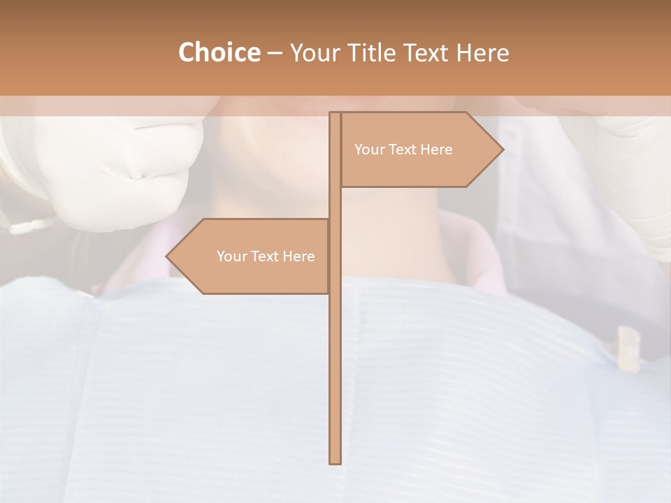 Adults Dentistry Mirror PowerPoint Template