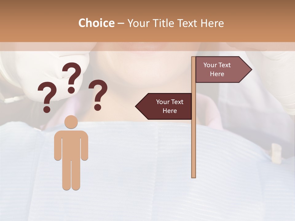 Adults Dentistry Mirror PowerPoint Template