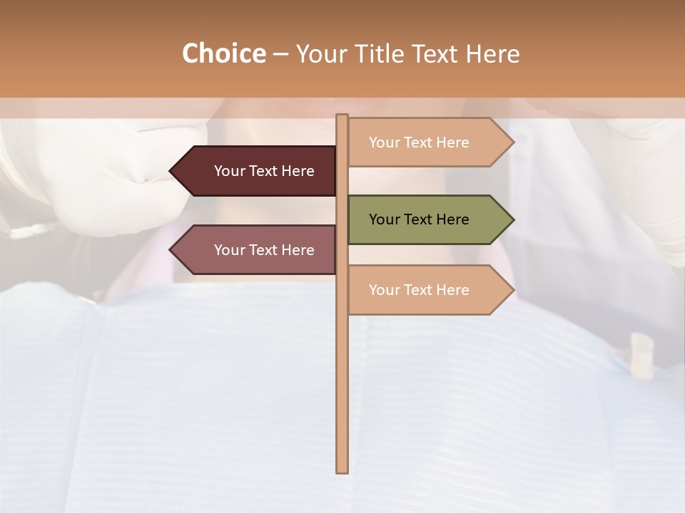 Adults Dentistry Mirror PowerPoint Template