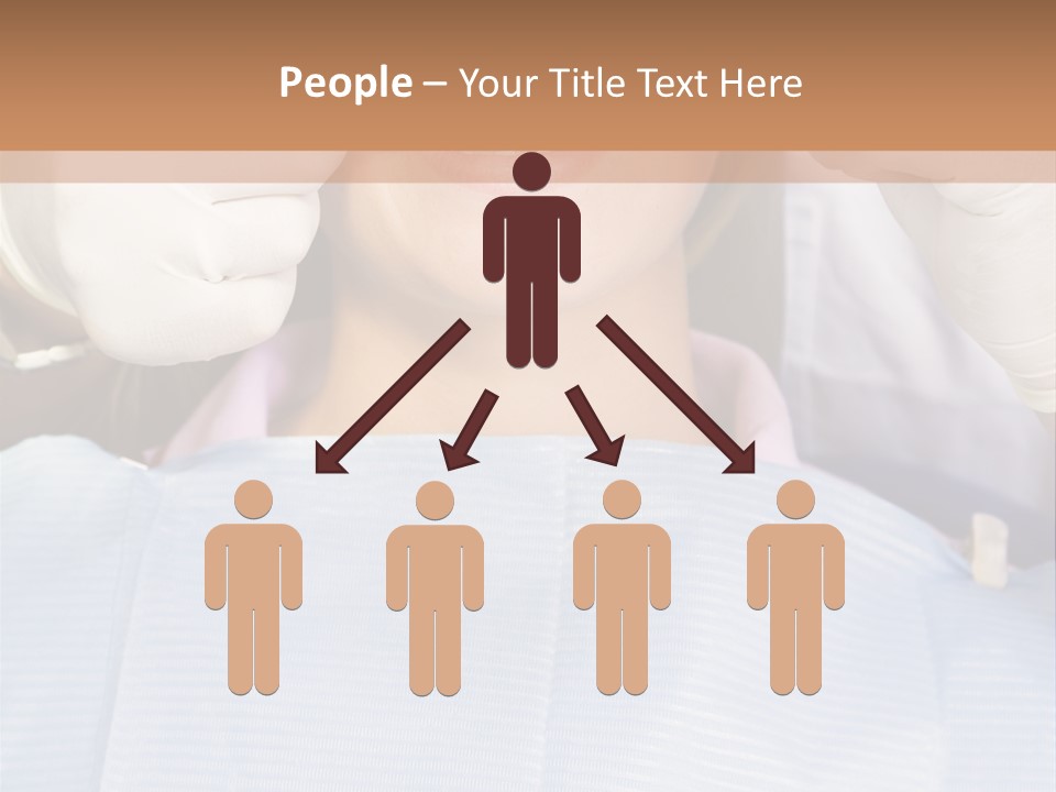 Adults Dentistry Mirror PowerPoint Template