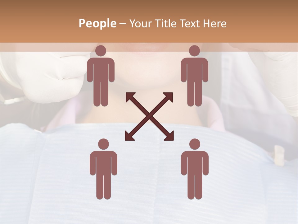 Adults Dentistry Mirror PowerPoint Template