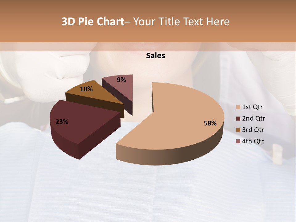 Adults Dentistry Mirror PowerPoint Template