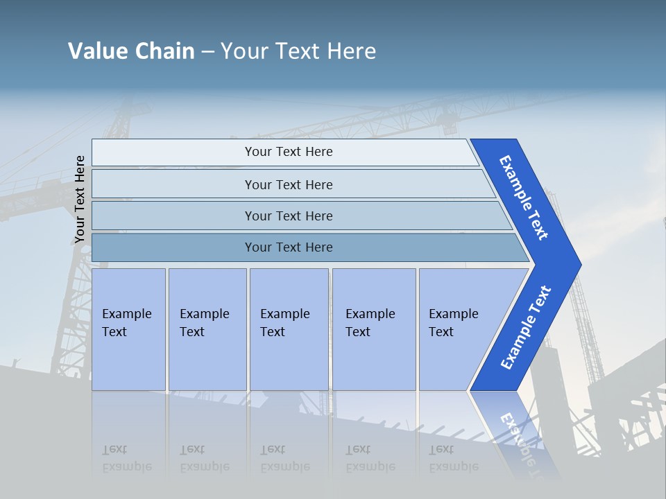 Site Real Crane PowerPoint Template