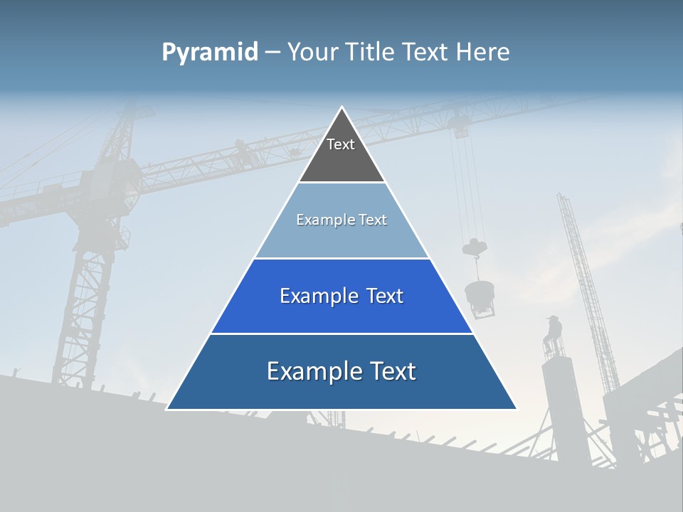 Site Real Crane PowerPoint Template