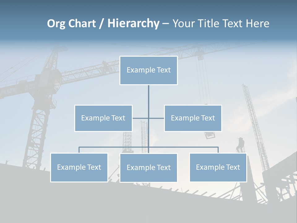 Site Real Crane PowerPoint Template