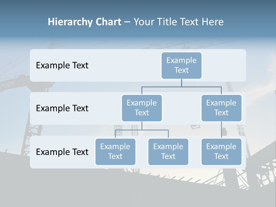 Site Real Crane PowerPoint Template
