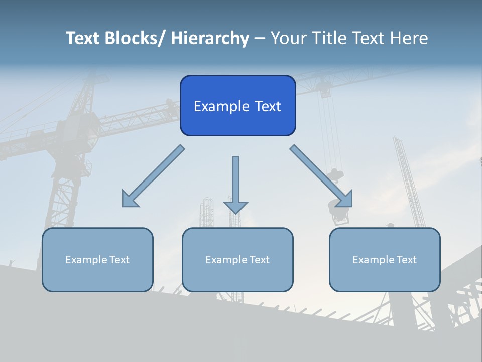 Site Real Crane PowerPoint Template