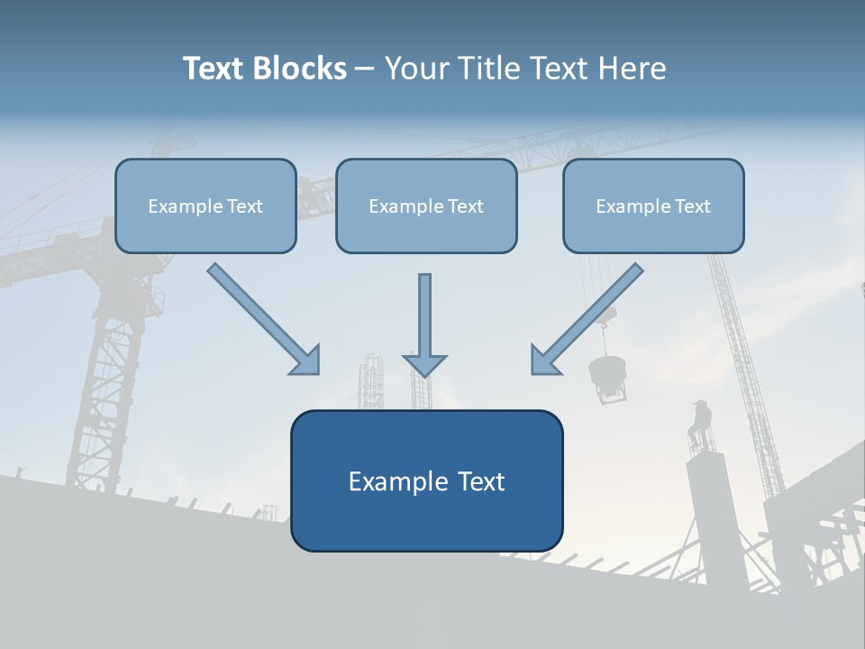 Site Real Crane PowerPoint Template
