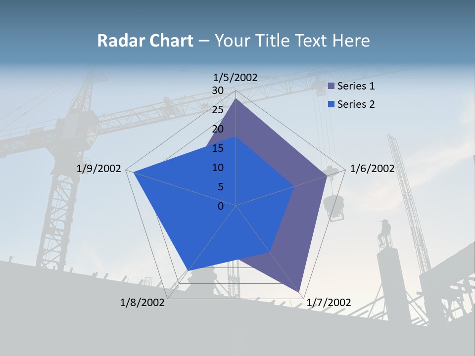 Site Real Crane PowerPoint Template