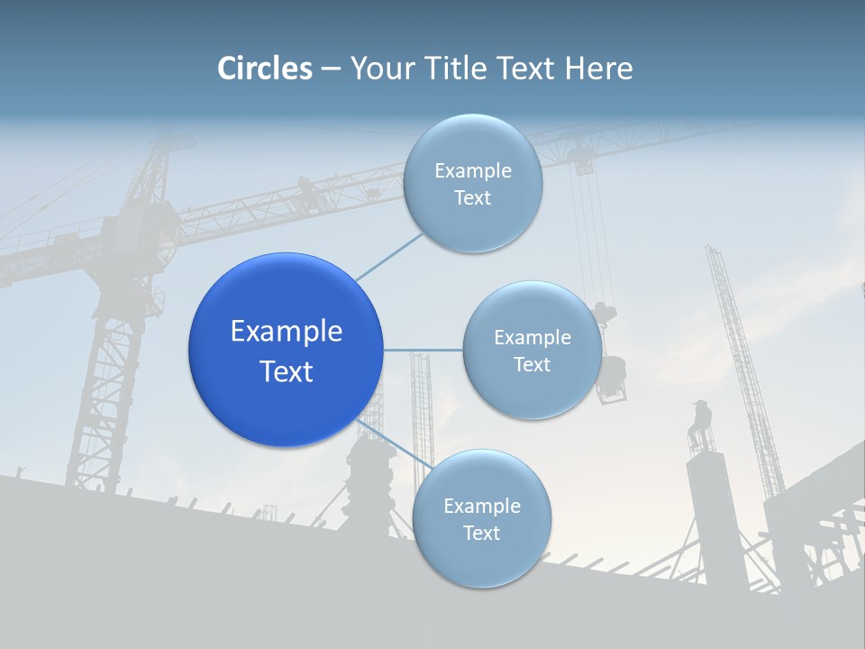 Site Real Crane PowerPoint Template