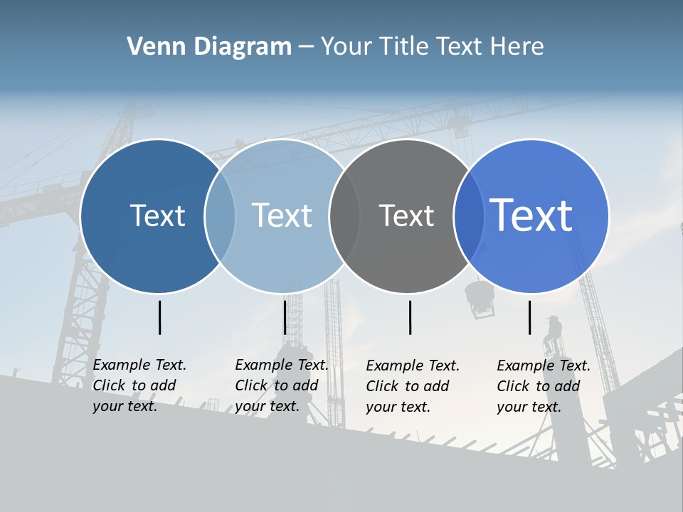 Site Real Crane PowerPoint Template