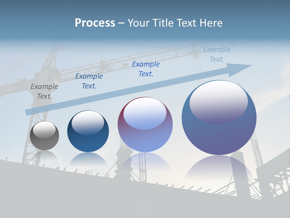 Site Real Crane PowerPoint Template