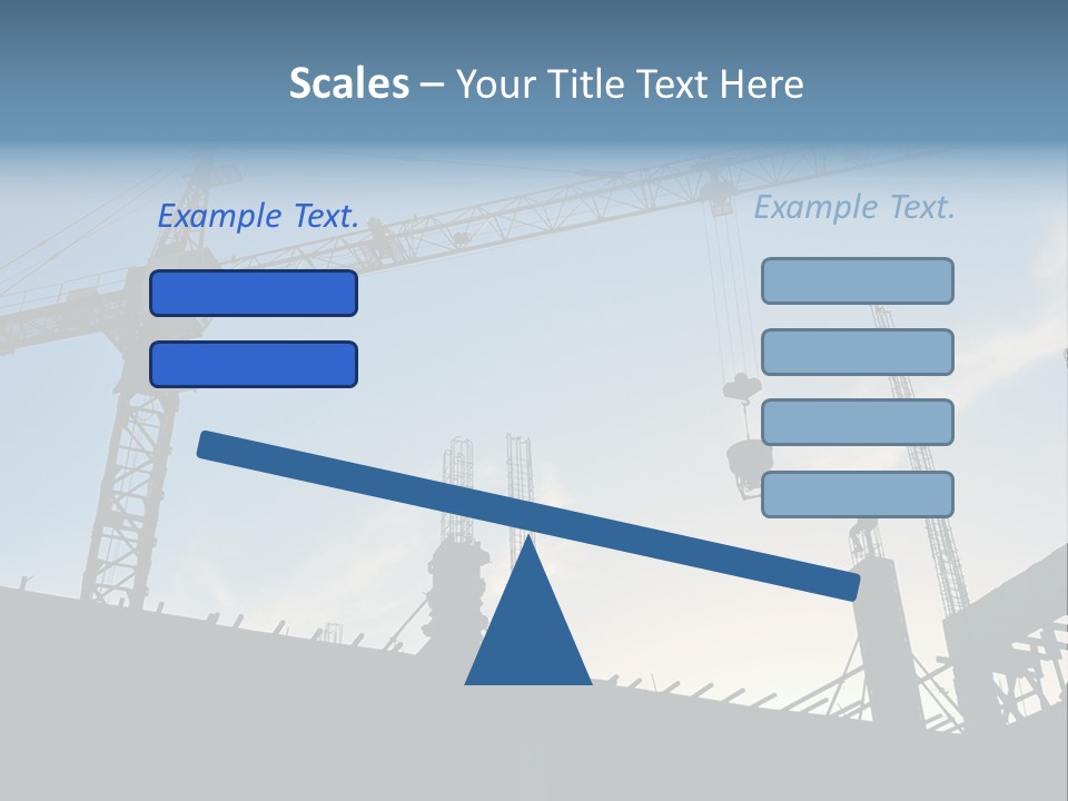 Site Real Crane PowerPoint Template