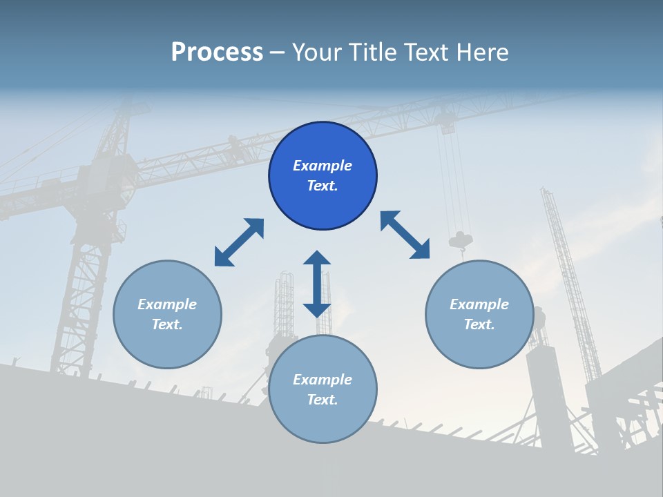Site Real Crane PowerPoint Template