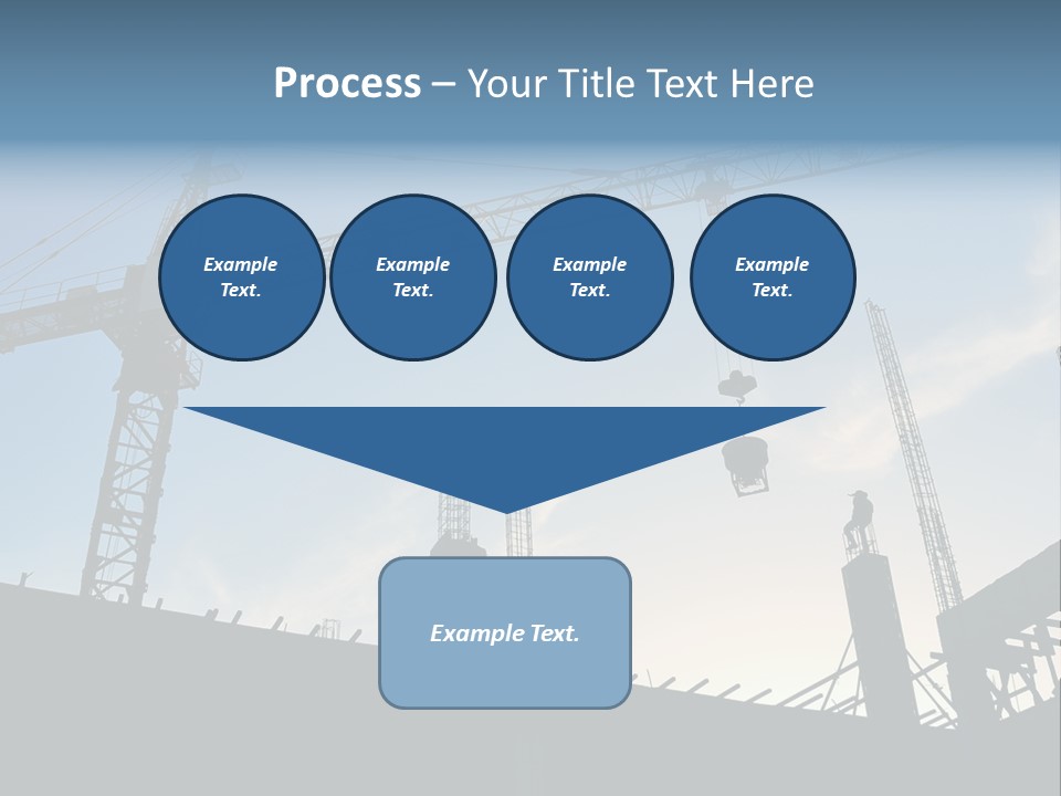 Site Real Crane PowerPoint Template