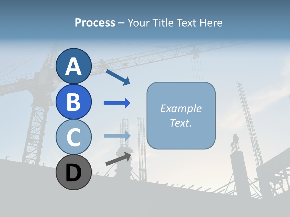 Site Real Crane PowerPoint Template