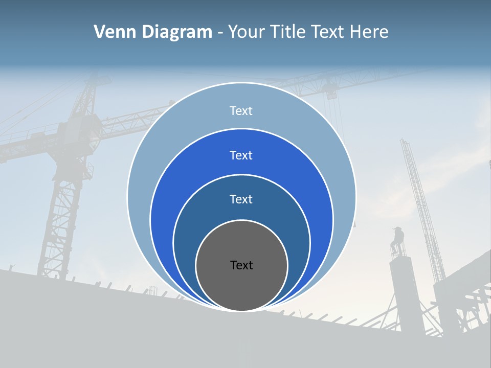 Site Real Crane PowerPoint Template