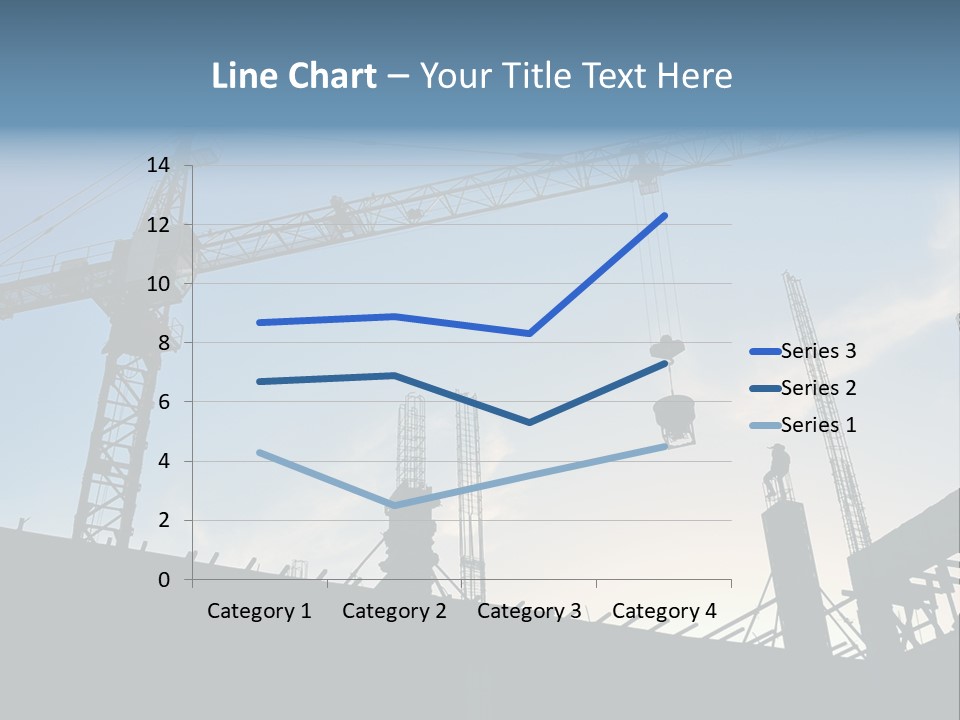 Site Real Crane PowerPoint Template