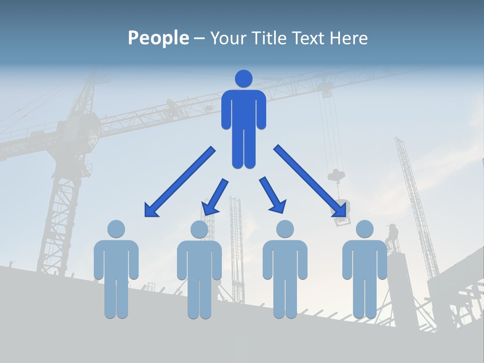Site Real Crane PowerPoint Template