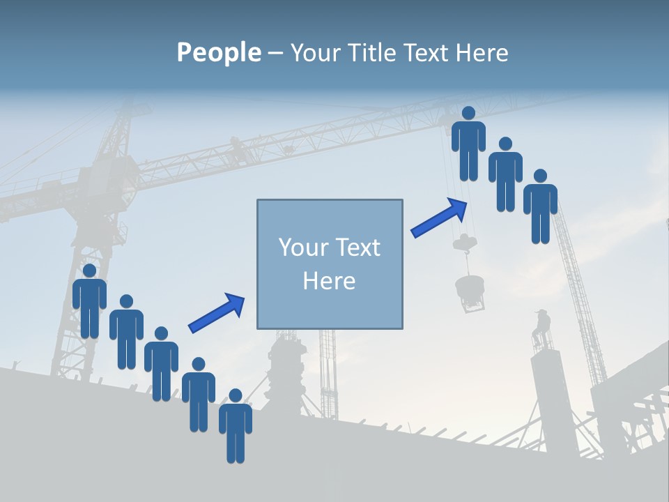 Site Real Crane PowerPoint Template