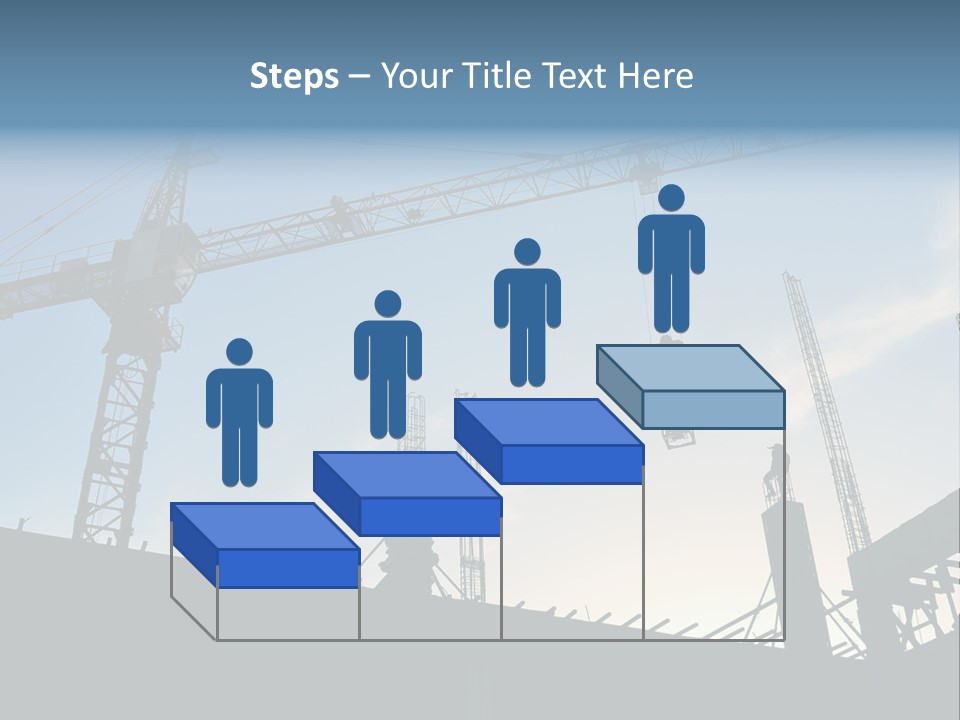 Site Real Crane PowerPoint Template
